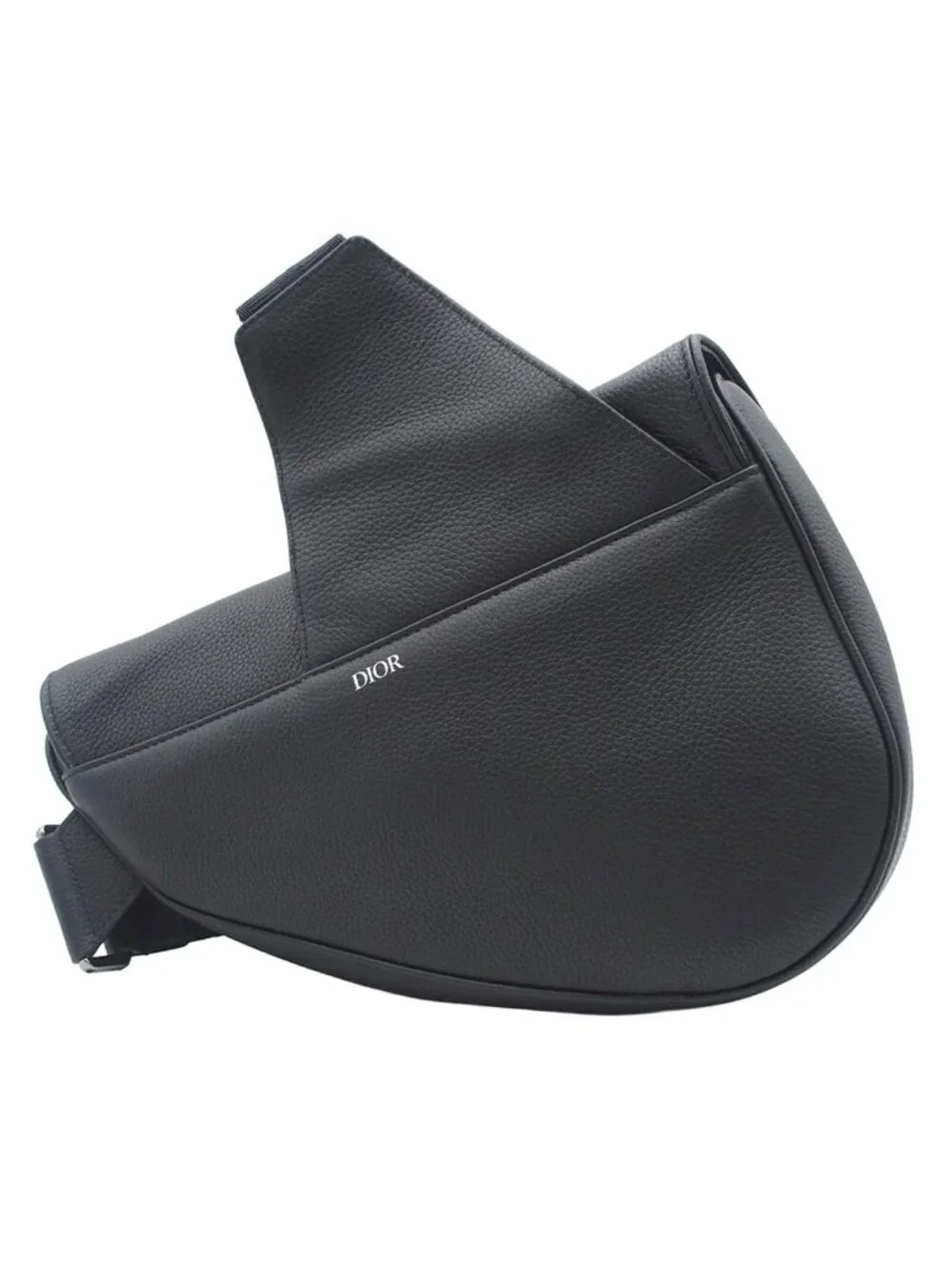 Dior Saddle Bag Black Leather Erl Eli Russell Lynettes Collaboration Embroidery
